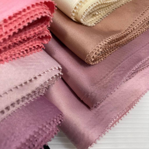 Eyelash Satin Matte Wideshawl